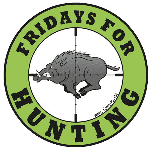 Aufkleber Fridays for Hunting Foxedo GmbH