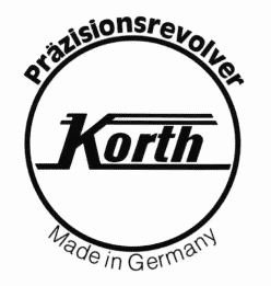 Markenseite der Firma: Korth Revolver