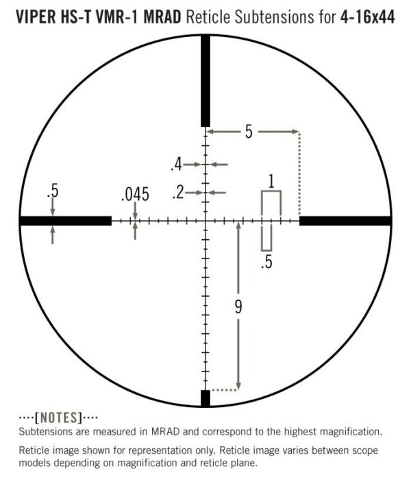 Vortex Viper HS-T 6-24x50 VMR-1 MRAD – Bild 6
