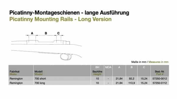 ERATAC - Picatinny Schiene - lange Ausführung – Bild 2