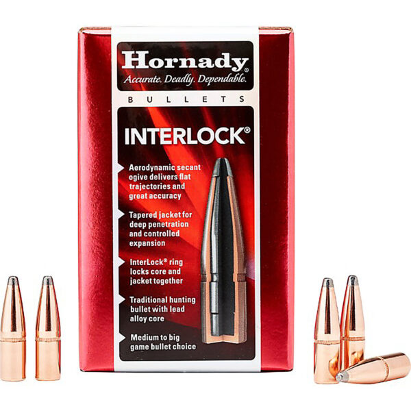 HORNADY Geschosse .30 180GR INTERLOCK SP
